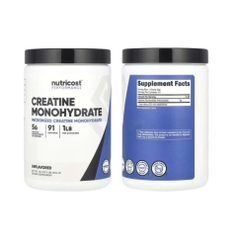 Nutricost Pure Creatine Monohydrate Powder Micronized, 500 Grams
