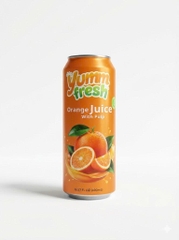 Yumm Fresh Orange Juice - Nước Cam 490ml