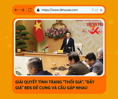 Giải quyết tình trạng “thổi giá”, “đẩy giá” bất động sản để cung và cầu gặp nhau