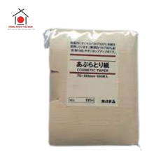 Giấy thấm dầu Muji 100 miếng