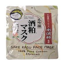 Mặt nạ bã rượu cho da mụn Sake Kasu Face Mask 33 miếng
