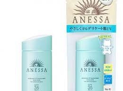 Kem chống nắng Anessa essence dịu nhẹ cho da nhạy cảm và trẻ em UV Sunscreen Mild Milk - SPF35