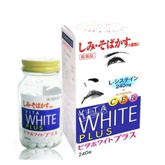 Viên uống trắng da vita white plus nhật bản 240 viên (mẫu mới)
