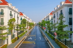 Cho thuê biệt thự Avenue Garden căn góc BT1-1 phân khu Đông Dương 409m2  