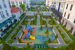 Cho thuê biệt thự Avenue Garden căn góc BT1-1 phân khu Đông Dương 409m2  