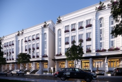 Bán Shophouse Avenue Garden mặt đường Tây Thăng Long (diện tích 153m2)