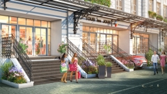 Bán Shophouse Avenue Garden mặt đường Tây Thăng Long (diện tích 153m2)