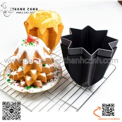 Khuôn nướng bánh Sanneng,  Khuôn bánh mì vàng hình hoa cúc tám cánh, Khuôn bánh chống dính