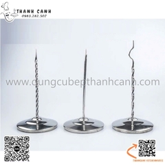 Cây Ghim Xiên Giấy, Hóa Đơn, đế Inox 304, Xiên Ghim Giấy Ăn Inox, Cây xiên bill , xiên giấy oder inox