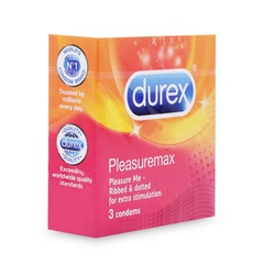 Bao cao su Durex Pleasuremax, Hộp 3 cái