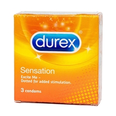 Bao cao su Durex Sensation, Hộp 3 bao