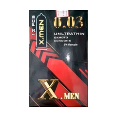 Bao cao su kéo dài thời gian Xmen 003 Unltrathin JaPan, Hộp 12 cái