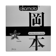 Bao Cao Su Okamoto Skinless Skin Vanilla, Hộp 3 cái