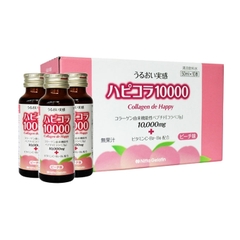 Collagen De Happy 10000mg bổ sung collagen giúp làm đẹp da, Hộp 10 chai x 50 ml