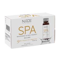 Collagen dạng nước Nucos Spa 10,000MG Whitening & Skin Therapy, Hộp 10 lọ x 50ml
