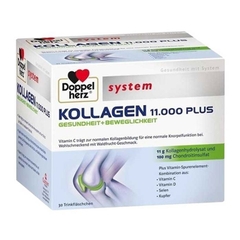 Collagen thủy phân Doppelherz Kollagen 11000 Plus. Hộp 30 gói