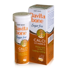 Davita Bone Sugar Free DP 1500mg, Tuýp 10 viên