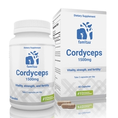 Đông trùng hạ thảo Famitaa Cordyceps, Hộp 60 viên