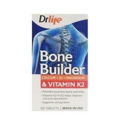 Drlife Bone Builder bổ sung canxi ngừa loãng xương, Hộp 60 viên