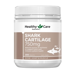 Healthy Care Sụn cá mập Shark Cartilage 750 mg, Hộp 200 viên