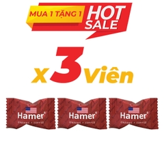 Kẹo sâm Hamer Mỹ Mẫu Mới 3 viên