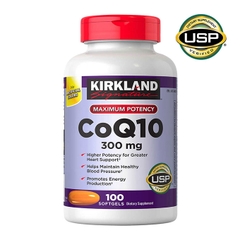 Viên uống bổ tim mạch Kirkland Coenzyme Q10 300mg, Hộp 100 viên