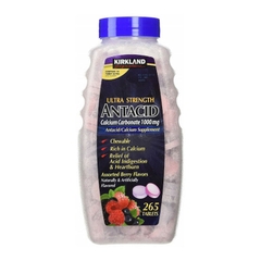 Kẹo hỗ trợ dạ dày Kirkland Ultra Strength Antacid, Hộp 265 viên
