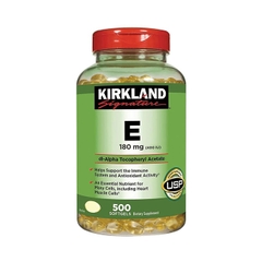 Viên uống đẹp da Kirkland Signature Vitamin E 400 IU, Hộp 500 viên