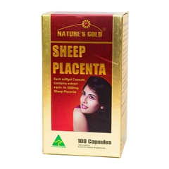 Nhau thai cừu Nature's Gold Sheep Placenta, Hộp 100 viên