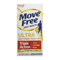 Bổ khớp Schiff Move Free Ultra Triple Action, Chai 75 viên