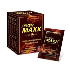 Seven Maxx bổ thận tráng dương, Hộp 10 gói x 1 viên nang