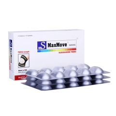 SMaxmove viên uống hỗ trợ đau nhức xương khớp, Hộp  3 vỉ x 10 viên