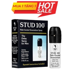 Chai xịt kéo dài thời gian quan hệ Stud 100 chính hãng, Chai 10ml