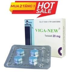 Thuốc cường dương Viga-New 20 mg, Hộp 4 viên