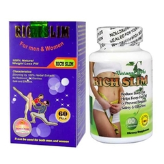 Viên uống giảm cân Rich Slim, Hộp 60 viên