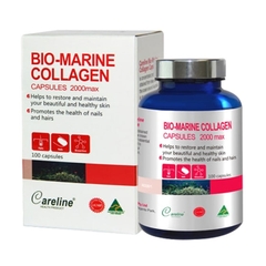 Viên uống đẹp da ngừa lão hóa Careline Bio Marine Collagen, Hộp 100 viên