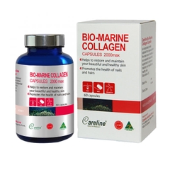 Viên uống đẹp da ngừa lão hóa Careline Bio Marine Collagen, Hộp 60 viên