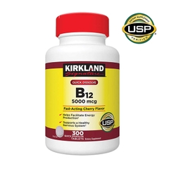 Viên Uống Kirkland Vitamin B12 5000 Mcg, Hộp 300 viên