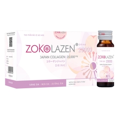 Collagen dạng nước Zokolazen 20000mg Nhật Bản, Hộp 10 gói x 50ml