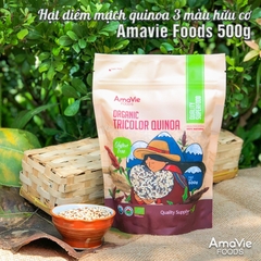 Hạt diêm mạch quinoa 3 màu hữu cơ Amavie Foods 500g