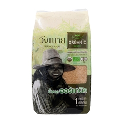 Đường mía hữu cơ Wangkanai không tẩy trắng 1kg