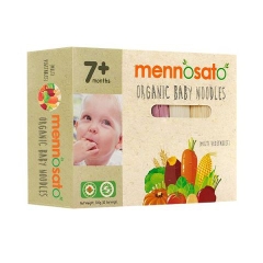Mỳ sợi hữu cơ cho bé hỗn hợp rau củ Men No Sato 300g