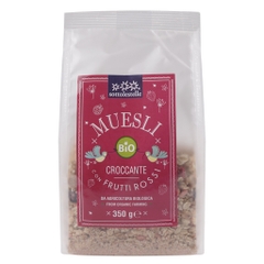 Ngũ cốc giòn Muesli Berry hữu cơ Sottolestelle 350g
