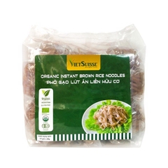 Phở gạo lứt ăn liền hữu cơ Vietsuisse (60g x 15 gói)/túi