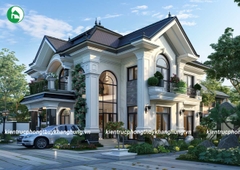 BIỆT THỰ VƯỜN 2 TẦNG MÁI THÁI