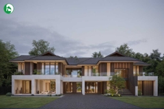 Biệt thự 2 tầng mái Nhật siêu độc đáo