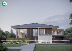 Villa 2 tầng mái Nhật