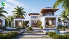 Mẫu nhà vườn 2 tầng độc đáo