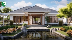 Nhà vườn mái Nhật - Hoà Bình