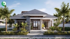 Nhà vườn mái Nhật - Hoà Bình